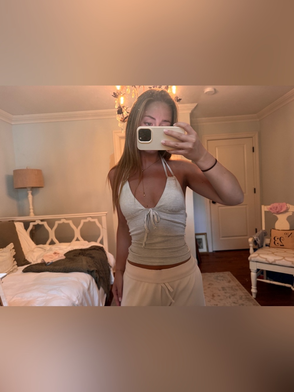 Edikted Striped Halter Top